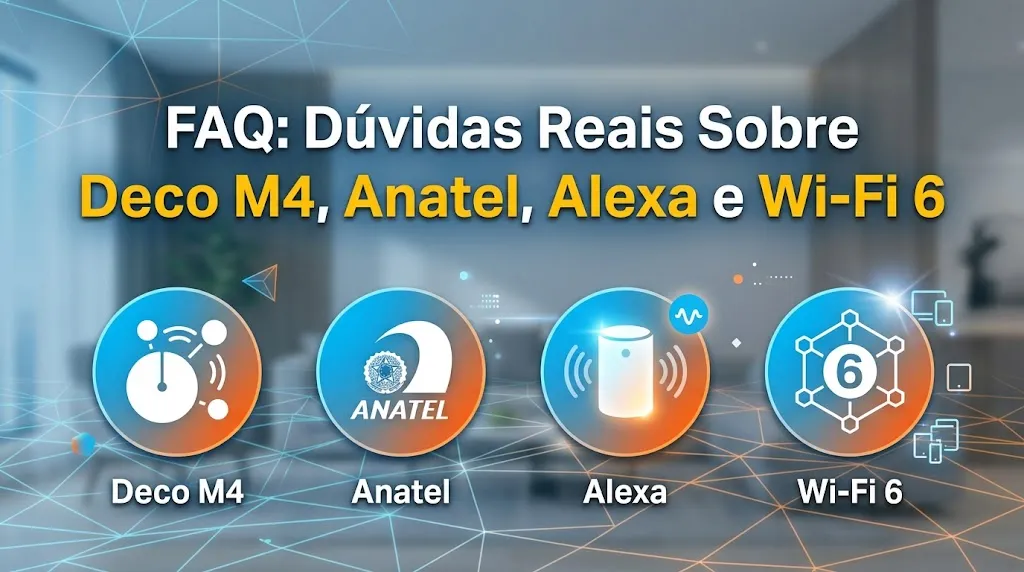 FAQ: Dúvidas Reais Sobre Deco M4, Anatel, Alexa e Wi-Fi 6
