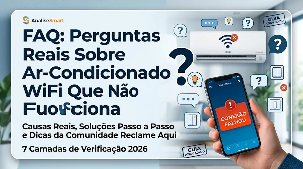 FAQ: Perguntas Reais Sobre Ar-Condicionado WiFi Que Não Funciona
