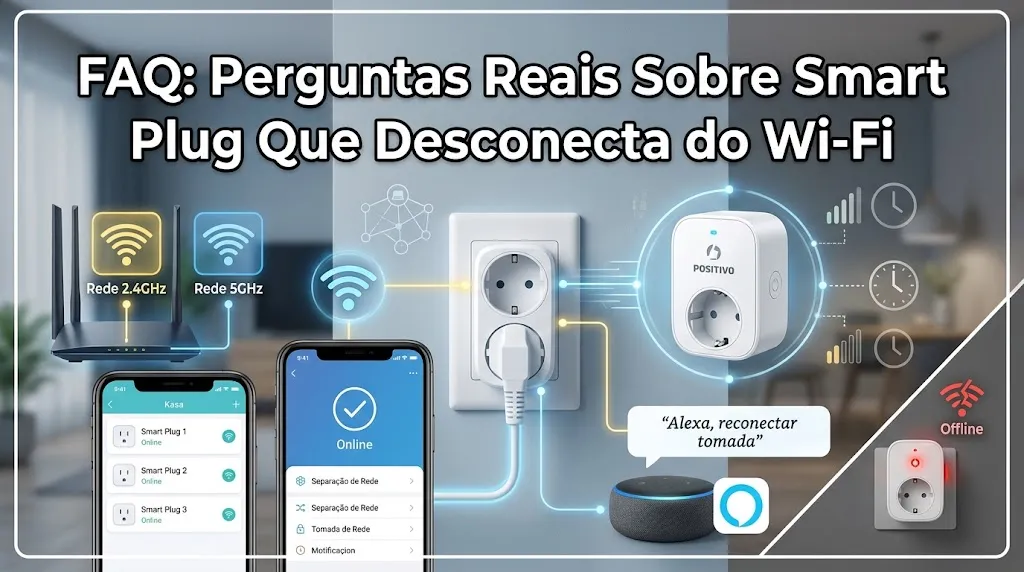 FAQ: Perguntas Reais Sobre Smart Plug Que Desconecta do Wi-Fi