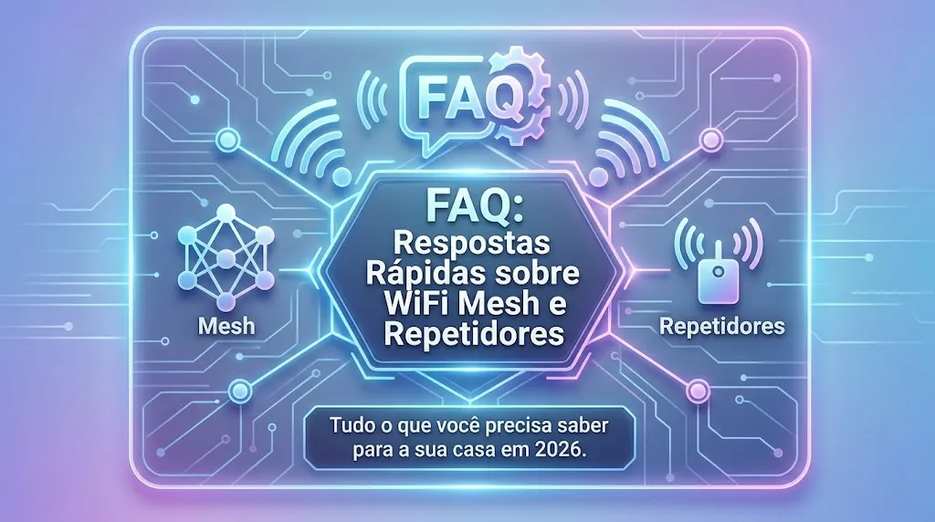 FAQ: Respostas Rápidas sobre WiFi Mesh e Repetidores