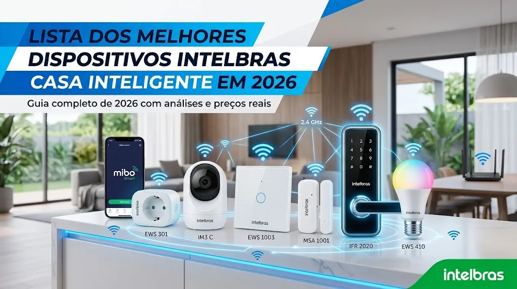 Lista dos Melhores Dispositivos Intelbras Casa Inteligente em 2026