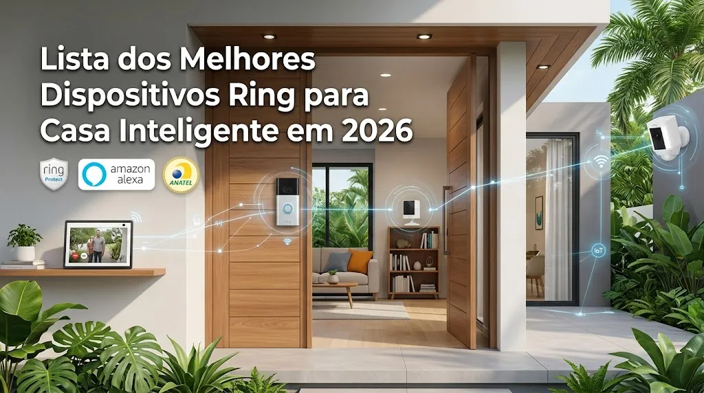 Lista dos Melhores Dispositivos Ring para Casa Inteligente em 2026