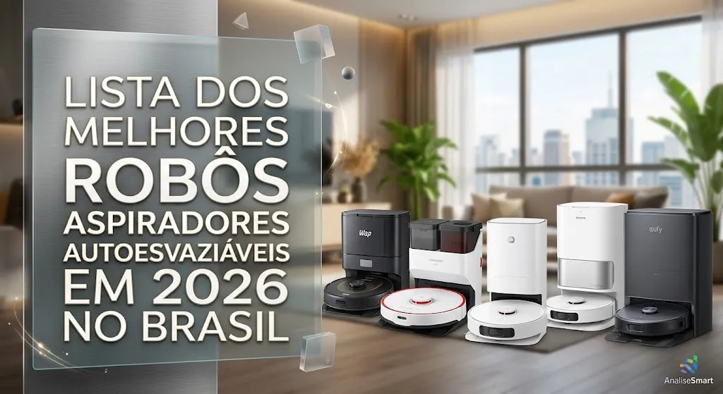 Lista dos Melhores Robôs Aspiradores Autoesvaziáveis em 2026 no Brasil