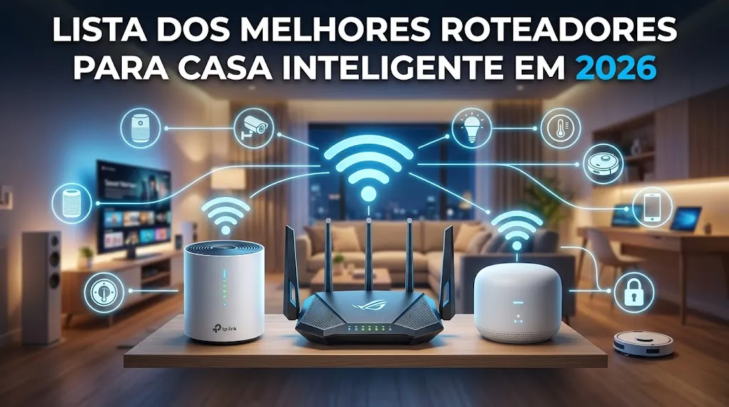 Lista dos Melhores Roteadores para Casa Inteligente em 2026