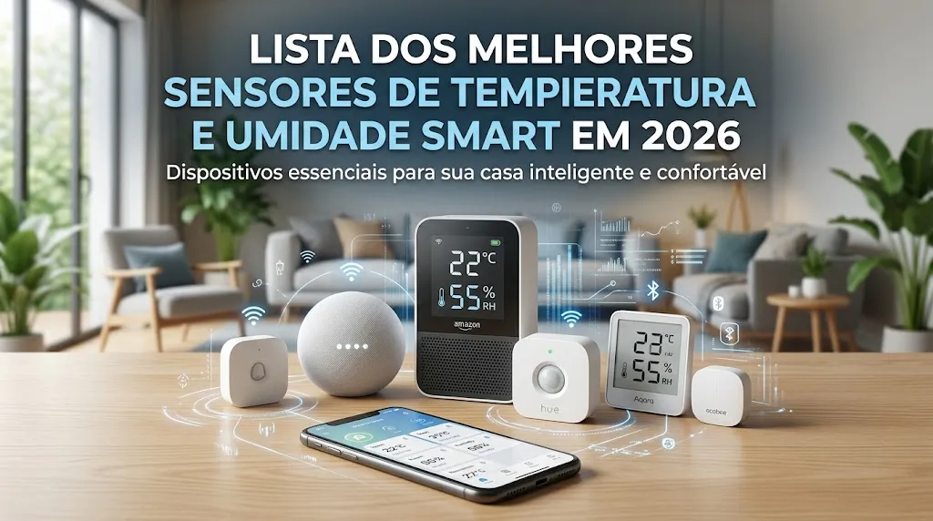 Lista dos Melhores Sensores de Temperatura e Umidade Smart em 2026