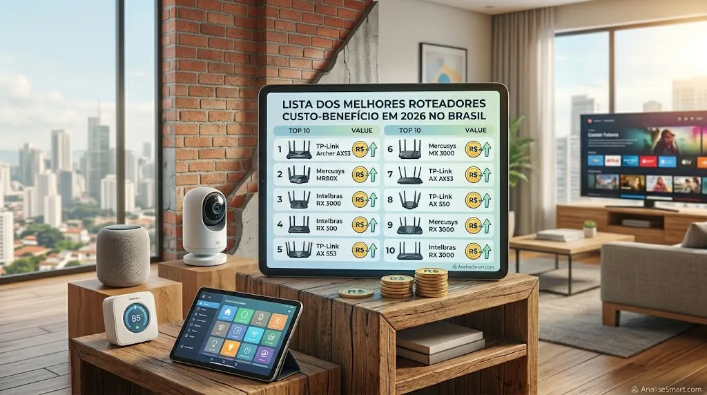 Lista dos melhores roteadores custo-Benefício em 2026 no Brasil