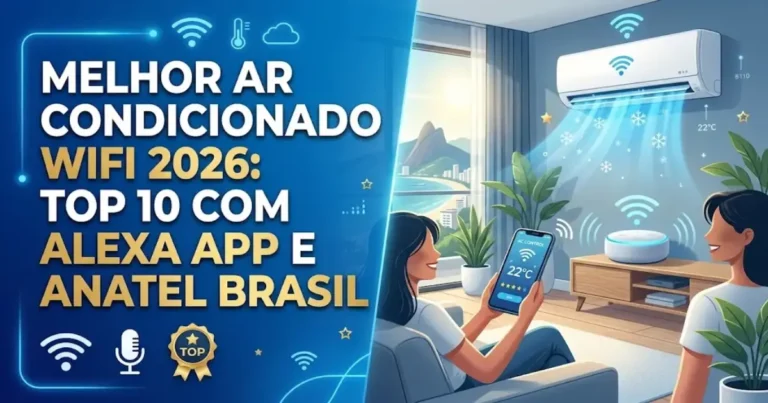 Melhor Ar Condicionado WiFi 2026: Top 10 com Alexa App e Anatel Brasil