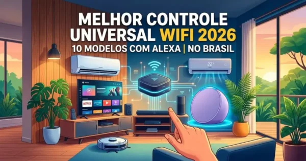 Melhor Controle Universal WiFi 2026: 10 Modelos com Alexa no Brasil BR