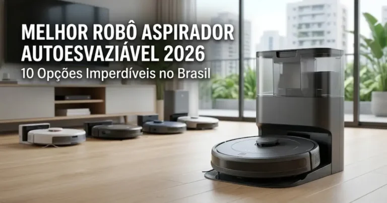 Melhor Robô Aspirador Autoesvaziável 2026: 10 Opções no Brasil