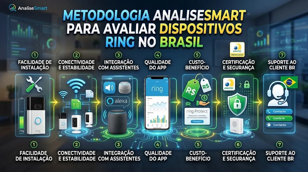 Metodologia AnaliseSmart para Avaliar Dispositivos Ring no Brasil