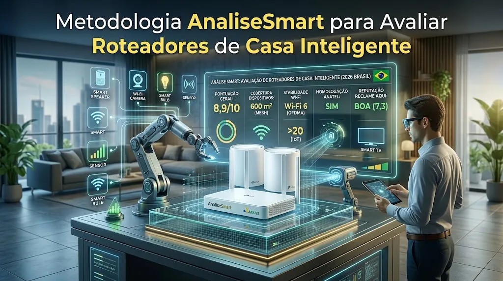 Metodologia AnaliseSmart para Avaliar Roteadores de Casa Inteligente