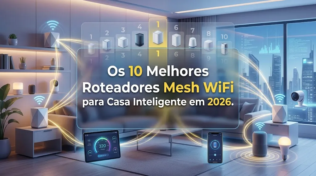 Os 10 Melhores Roteadores Mesh WiFi para Casa Inteligente em 2026