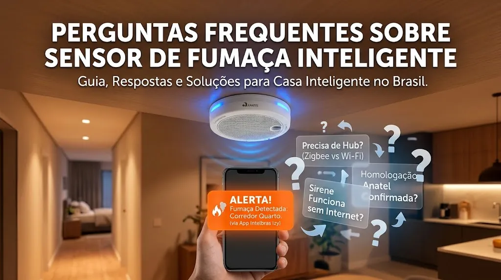 Perguntas Frequentes sobre Sensor de Fumaça Inteligente