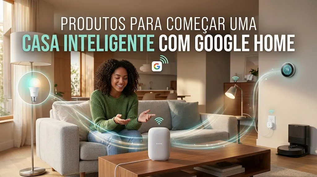 Produtos Para Começar Uma Casa Inteligente com Google Home