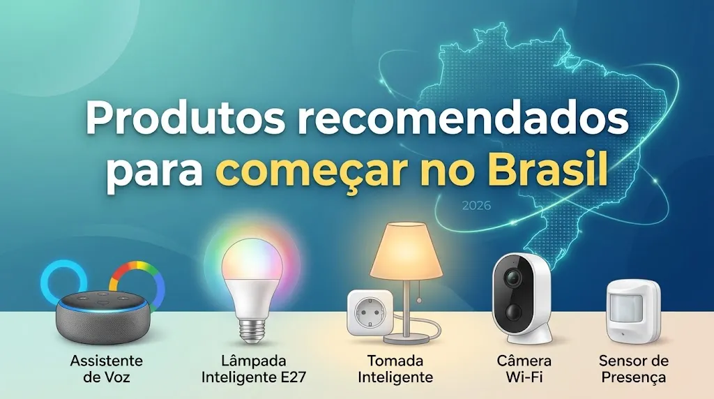 Produtos recomendados para começar no Brasil