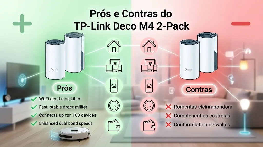 Prós e Contras do TP-Link Deco M4 2-Pack