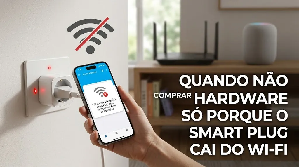 Quando NÃO Comprar Novo Hardware Só Porque o Smart Plug Cai do Wi-Fi