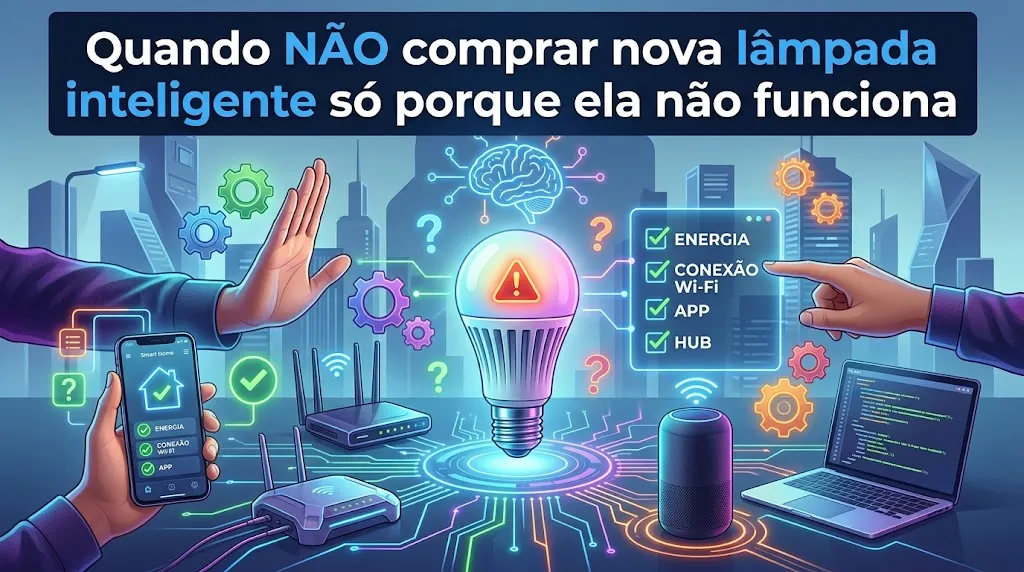Quando NÃO comprar nova lâmpada inteligente só porque ela não funciona