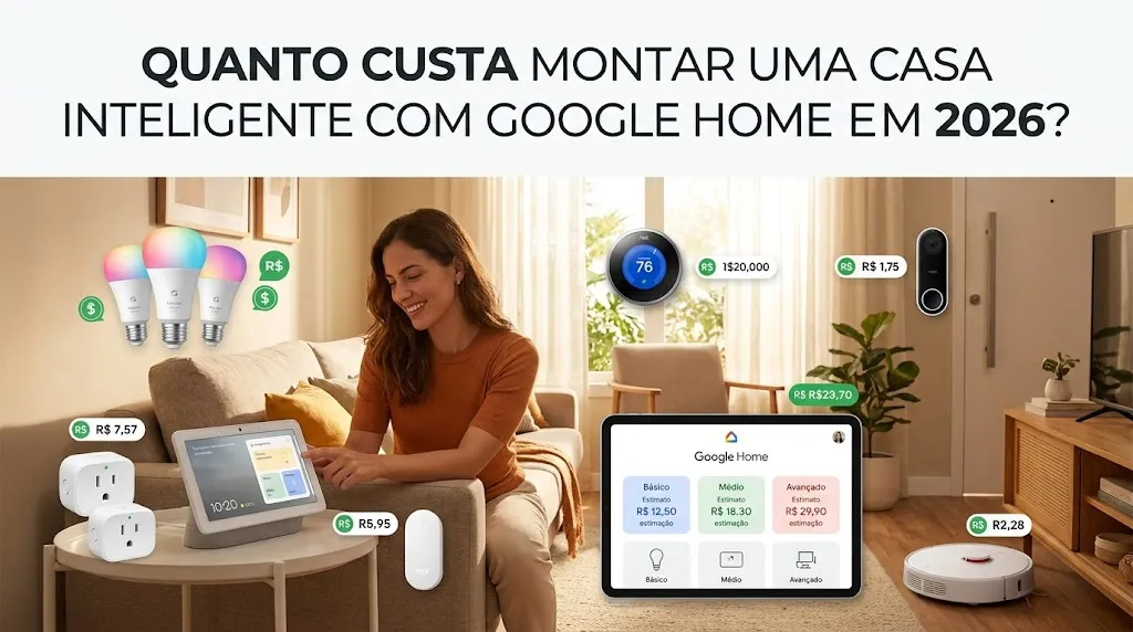 Quanto Custa Montar Uma Casa Inteligente com Google Home em 2026?