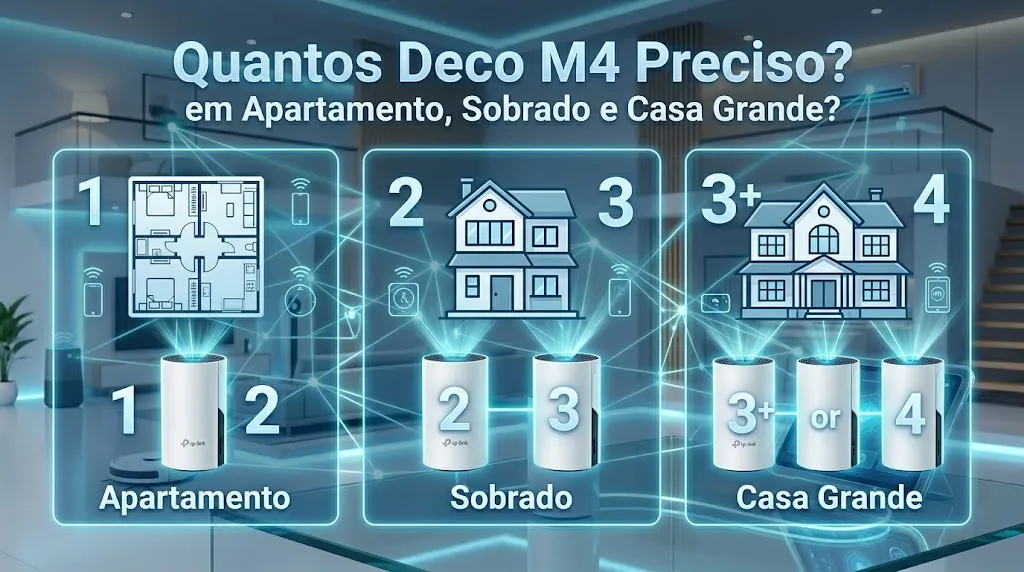 Quantos Deco M4 Preciso em Apartamento, Sobrado e Casa Grande?