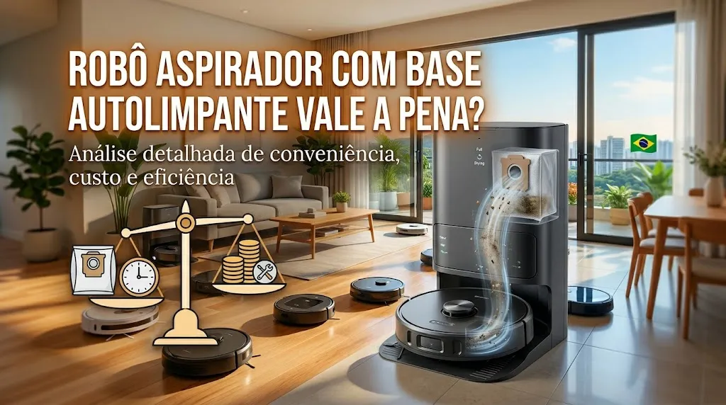Robô Aspirador com Base Autolimpante Vale a Pena?
