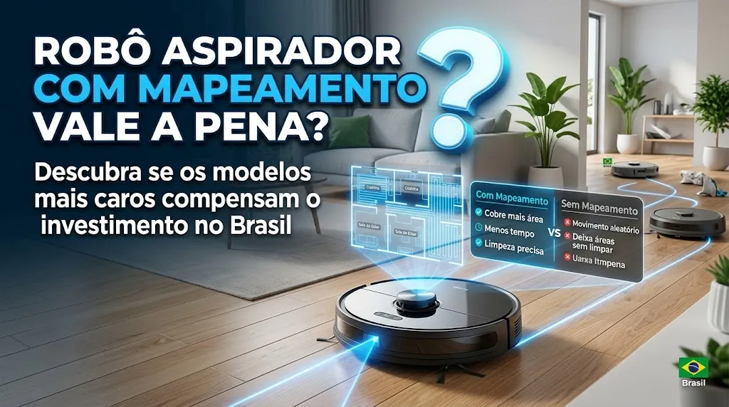 Robô Aspirador com Mapeamento Vale a Pena?