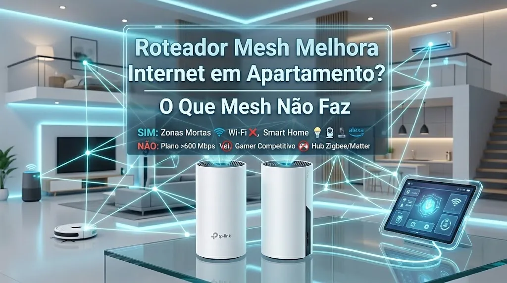 Roteador Mesh Melhora Internet em Apartamento? O Que Mesh Não Faz