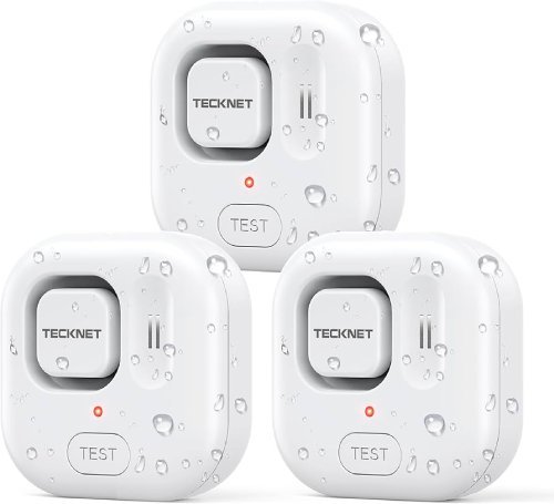 TECKNET Water Leak Detector 120 dB: Melhor Kit Local Barato para Vários Pontos