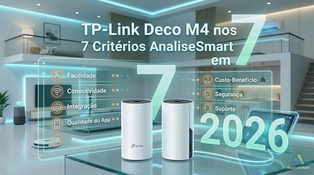 TP-Link Deco M4 nos 7 Critérios AnaliseSmart em 2026
