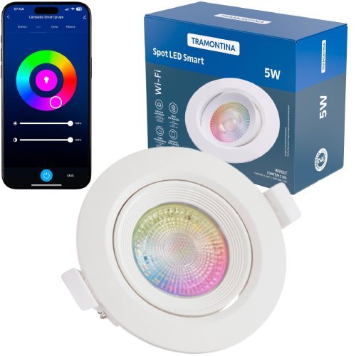 Tramontina Spot Smart LED Redondo 5W: Melhor Marca Tradicional com Garantia