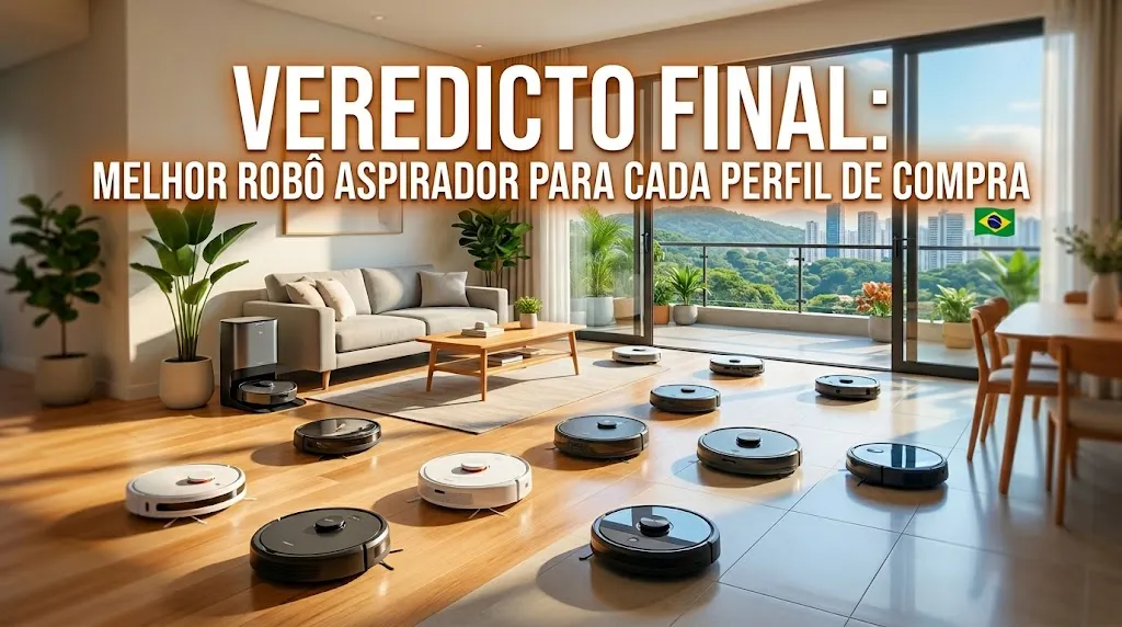 Veredicto Final: Melhor Robô Aspirador para Cada Perfil de Compra