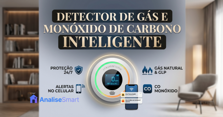 Detector de Gás e Monóxido de Carbono Inteligente