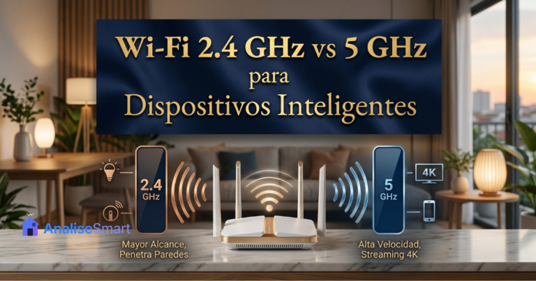 Wi-Fi 2.4 GHz vs 5 GHz para Dispositivos Inteligentes